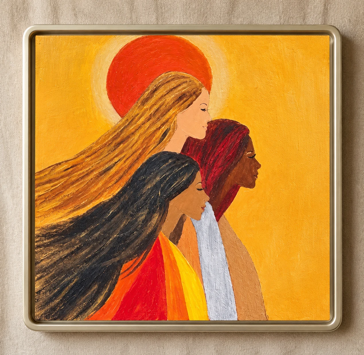 Série Soliya (Série de 5 Tableaux)