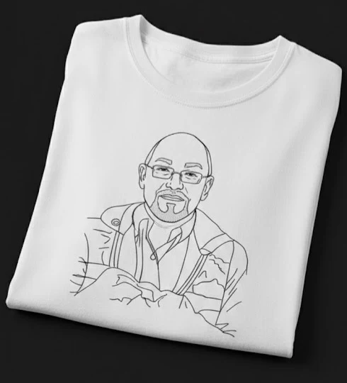 Custom Hand-Painted T-Shirt (Client Gallery / Mode Sur Mesure)