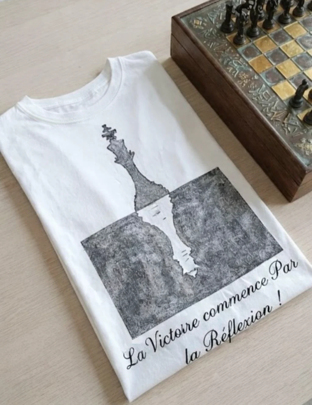 Custom Hand-Painted T-Shirt (Client Gallery / Mode Sur Mesure)