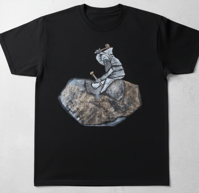 Custom Hand-Painted T-Shirt (Client Gallery / Mode Sur Mesure)